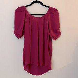 Joie silk blouse - plum